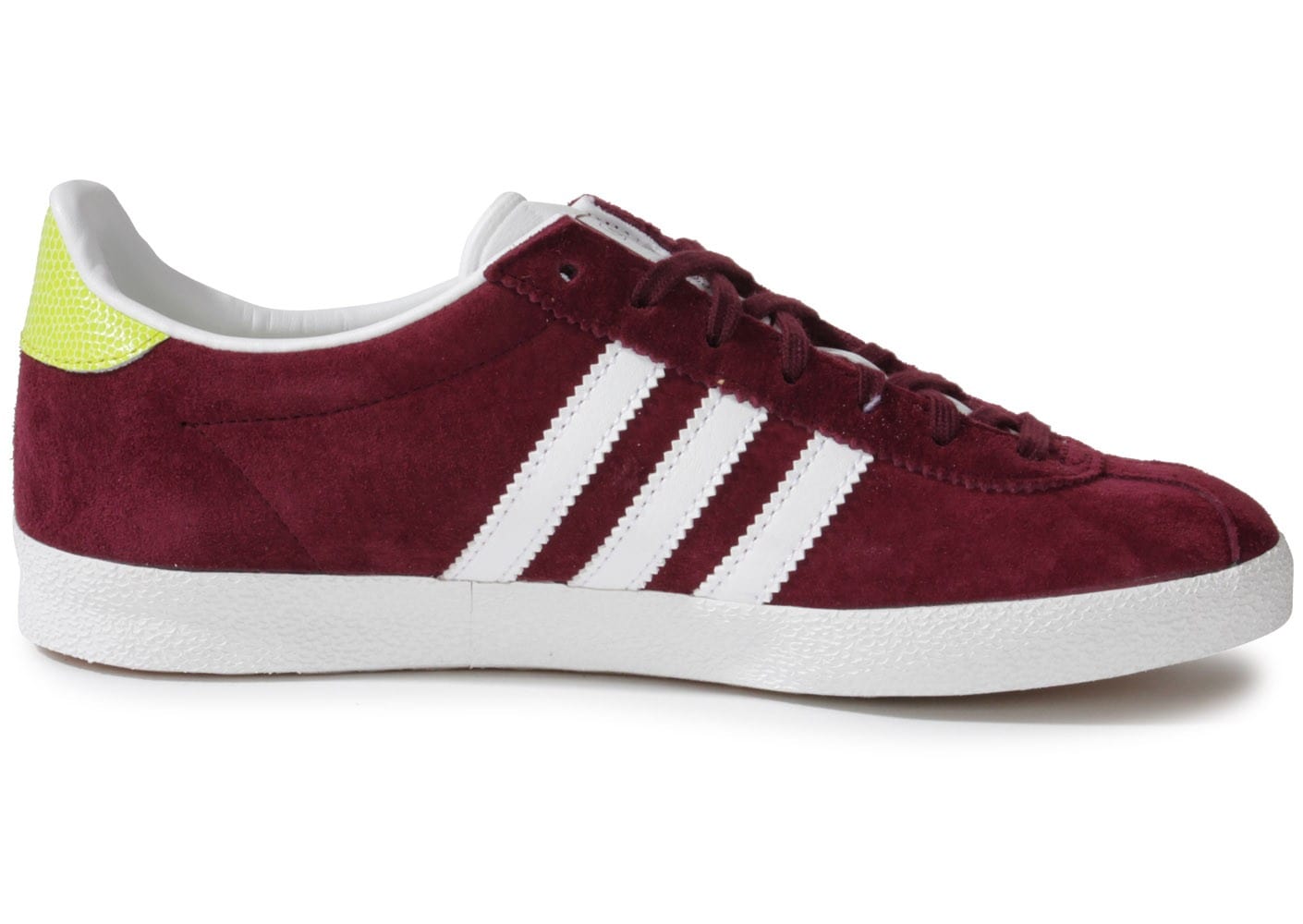 adidas gazelle bordeaux et jaune